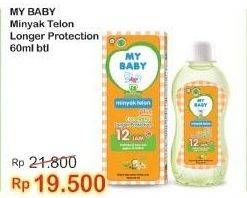 Promo Harga MY BABY Minyak Telon Plus Longer Protection 60 ml - Indomaret