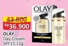 Promo Harga Olay Total Effects 7 in 1 Anti Ageing Day Cream Normal SPF 15 12 gr - Alfamart