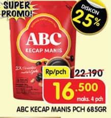 Promo Harga ABC Kecap Manis 520 ml - Superindo