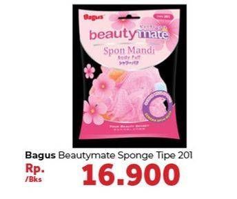 Promo Harga BAGUS Beauty Mate Body Puff Type 201  - Carrefour