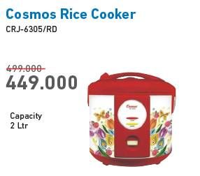 Promo Harga COSMOS CRJ 6305 Rice Cooker  - Electronic City