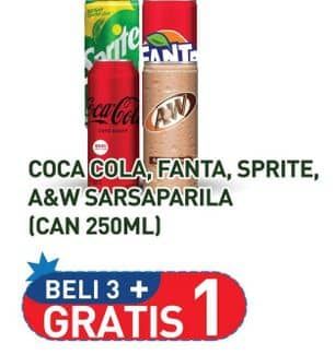 Promo Harga Coca Cola/Fanta/Sprite/A&W Sarsaparila  - Hypermart