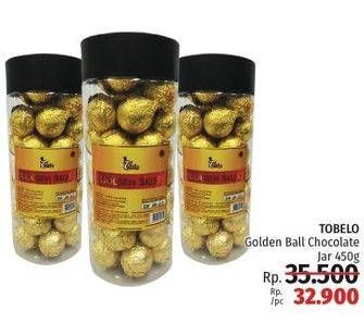 Promo Harga TOBELO Golden Ball Chocolate 450 gr - LotteMart