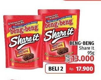 Promo Harga BENG-BENG Share It 95 gr - LotteMart