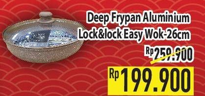 Promo Harga LOCK & LOCK Easy Wok Pan 26 Cm  - Hypermart
