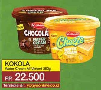 Promo Harga KOKOLA Wafer Cream All Variants 252 gr - Yogya