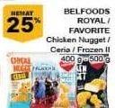 Promo Harga Belfoods /Royal Chicken Nugget / Ceria/ Frozen 400-500gr  - Giant