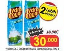 Promo Harga Hydro Coco Minuman Kelapa Original 1000 ml - Superindo