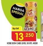 Promo Harga KOBE BON CABE Bubuk Cabe Level 30 40 gr - Superindo