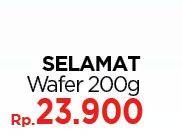 Promo Harga SELAMAT Wafer 200 gr - LotteMart