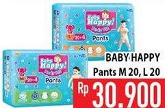 Promo Harga Baby Happy Body Fit Pants M20, L20 20 pcs - Hypermart