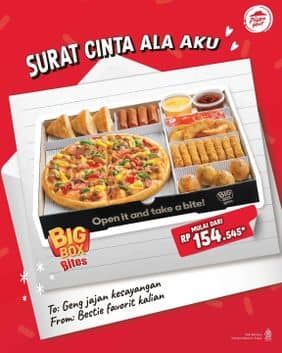 Promo Harga Pizza Hut Big Box Bites  - Pizza Hut