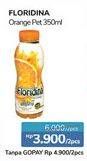 Promo Harga FLORIDINA Juice Pulp Orange 350 ml - Alfamidi