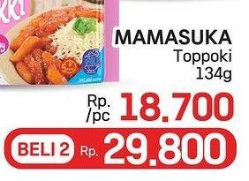 Promo Harga Mamasuka Topokki Instant Ready To Cook 134 gr - LotteMart