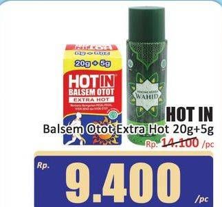 Promo Harga Hot In Balsem Otot Extra Hot 25 gr - Hari Hari