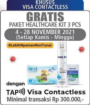 Promo Harga Paket Healthcare Kit 3 Pcs  - LotteMart