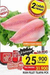 Promo Harga Ikan Fillet Tilapia  - Superindo