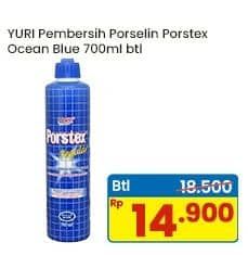 Promo Harga Yuri Porstex Regular Pembersih Toilet Ocean Blue 700 ml - Indomaret