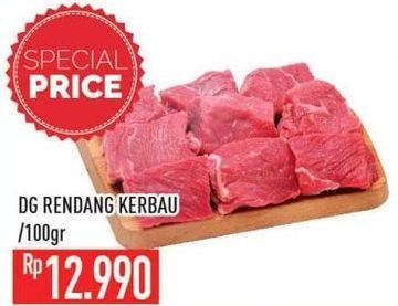 Promo Harga Daging Rendang Kerbau per 100 gr - Hypermart