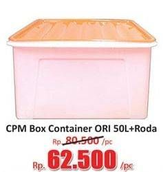 Promo Harga CPM Container Box + Roda Ori 50000 ml - Hari Hari