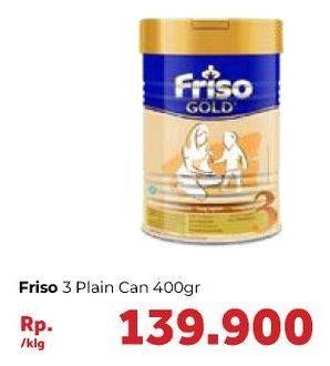Promo Harga FRISO Gold 3 Susu Pertumbuhan 400 gr - Carrefour
