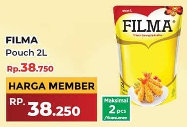 Promo Harga Filma Minyak Goreng 2000 ml - Yogya