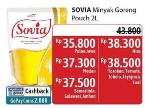 Promo Harga Sovia Minyak Goreng 2000 ml - Alfamidi