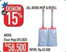 Promo Harga AKIRA Floor Mop CM 2020  - Hypermart