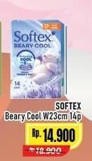 Promo Harga Softex Beary Cool Pembalut Wanita Natural Lavender  Wing 23cm 14 pcs - Alfamart