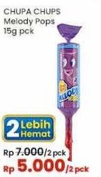 Promo Harga Chupa Chups Lollipop Candy Melody Pops 15 gr - Indomaret