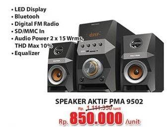 Promo Harga POLYTRON PMA 9502 | Multimedia Audio 50 Watt  - Hari Hari