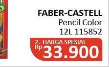 Promo Harga FABER-CASTELL Pencil Long Colour 115852 12 pcs - Alfamidi