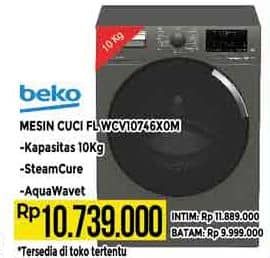 Promo Harga Beko WCV 10746 X0M Mesin Cuci Front Load  - Hypermart