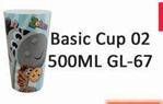 Promo Harga Lion Star Basic Cup GL-67 500 ml - Hari Hari