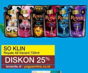 Promo Harga So Klin Royale Parfum Collection All Variants 720 ml - Yogya