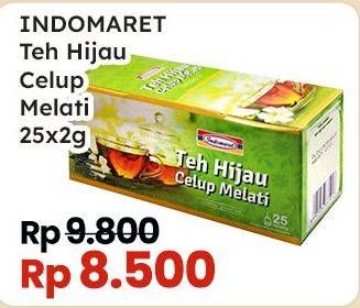 Promo Harga Indomaret Teh Celup Melati per 25 pcs 2 gr - Indomaret