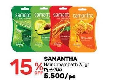 Promo Harga SAMANTHA Hair Creambath 30 gr - Guardian