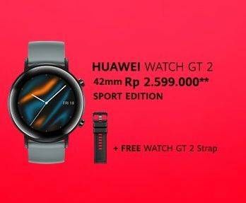 Promo Harga HUAWEI Watch GT 2 (42mm) Smart Watch Sport Edition  - Erafone
