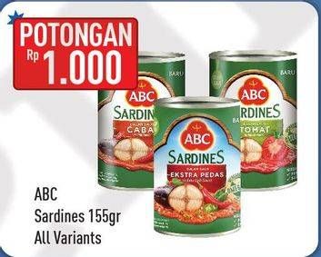 Promo Harga ABC Sardines All Variants 155 gr - Hypermart