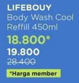 Promo Harga Lifebuoy Body Wash Cool Fresh 450 ml - Watsons