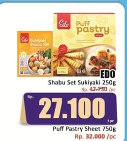 Promo Harga EDO Puff Pastry Sheets 750 gr - Hari Hari
