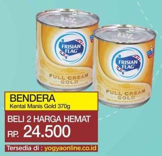 Promo Harga FRISIAN FLAG Susu Kental Manis per 2 kaleng 370 gr - Yogya