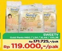 Promo Harga Sweety Gold Pants M60, L54, XL44, XXL36  - TIP TOP