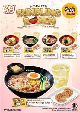 Promo HokBen Makan Hoka Ramen makin lengkap di HokBenAja