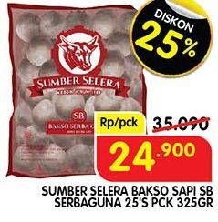 Promo Harga Sumber Selera Bakso Sapi SB Serba Guna 25 pcs - Superindo