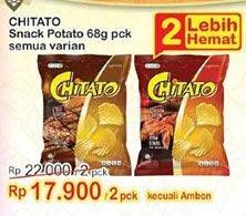 Promo Harga CHITATO Snack Potato Chips All Variants per 2 pcs 68 gr - Indomaret