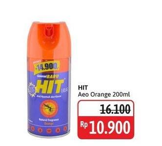 Promo Harga HIT Aerosol Orange 200 ml - Alfamidi