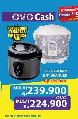 Promo Harga Branded Rice Cooker  - Hypermart