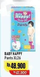 Promo Harga Baby Happy Body Fit Pants XL26 26 pcs - Alfamart