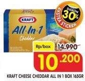 Promo Harga KRAFT All in 1 Cheddar 165 gr - Superindo